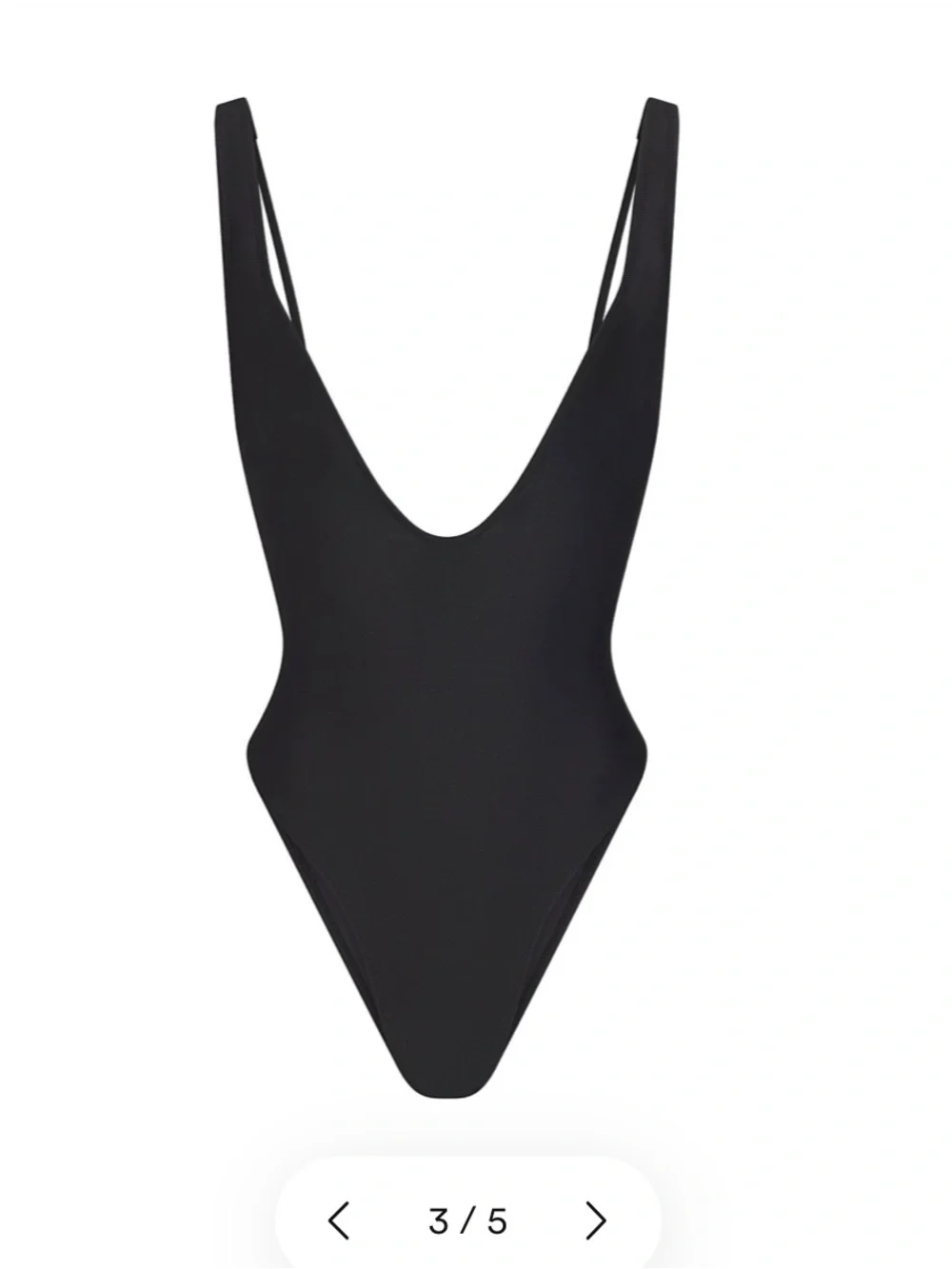 SKIMS SIGNATURE SWIM SCOOP NECK ONE PIECE S